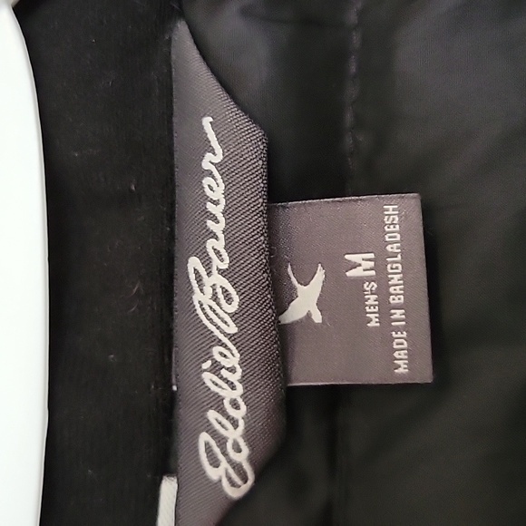 MENS Eddie Bauer Black Coat - Picture 12 of 13